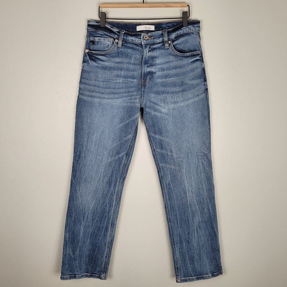KanCan Tilda High Rise Slim Straight Leg Jeans Blue Size 29 - Picture 2 of 11